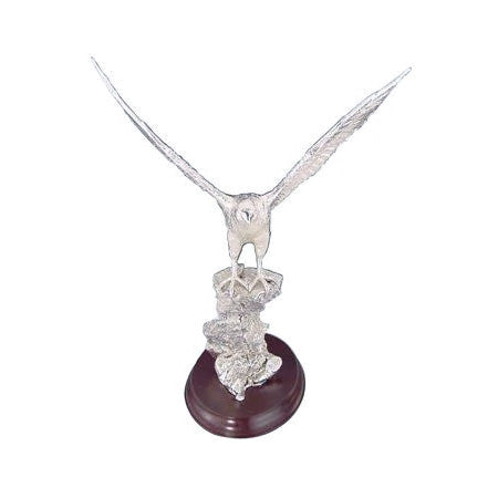 Hawk With Wings Outstretched & Base