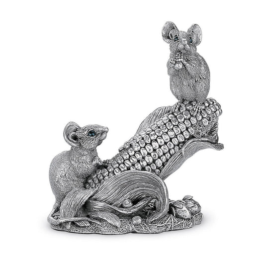 Mouse Pair With Corn Cob 5.25"