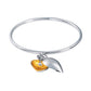 Bangle Antiquity Heart (Small) Partial Gilt