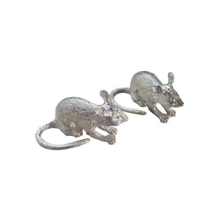 Condiment Pepper Shaker - Mouse (Partial Gilt)