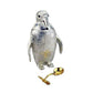 Condiment M/Pot With Spoon - Penguin (Partial Gilt)