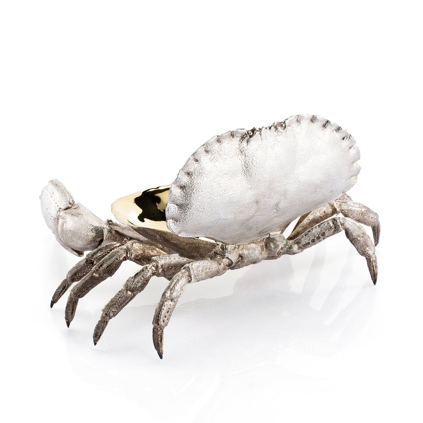 Crab Dish (Partial Gilt)